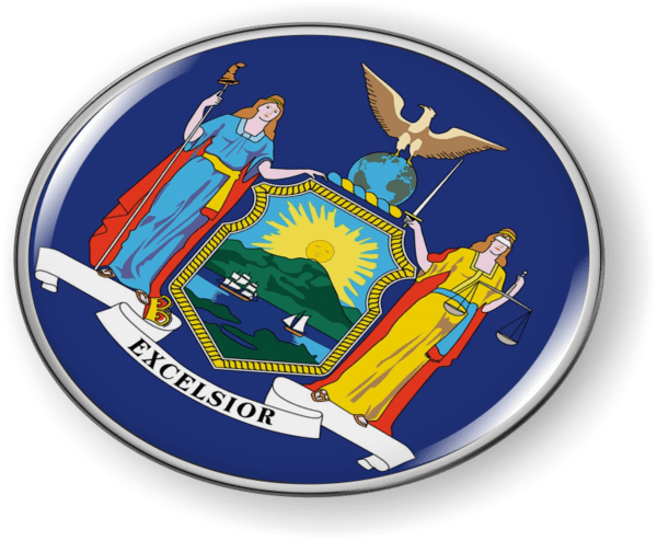 New York - State Flag Emblem